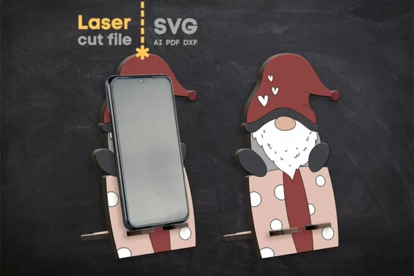 Soporte De Telefono Gnome 3 Creativo Digital